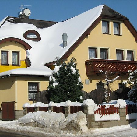 Penzion Albina - Restaurace Vysoké nad Jizerou المظهر الخارجي الصورة