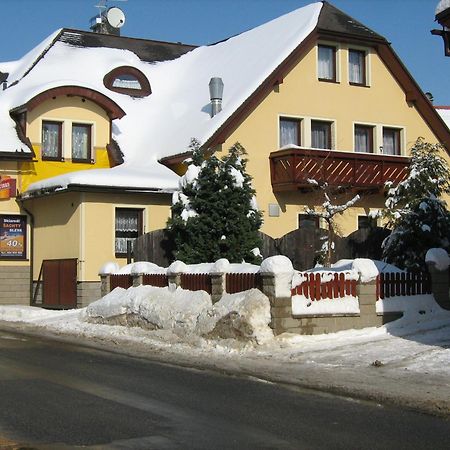 Penzion Albina - Restaurace Vysoké nad Jizerou المظهر الخارجي الصورة