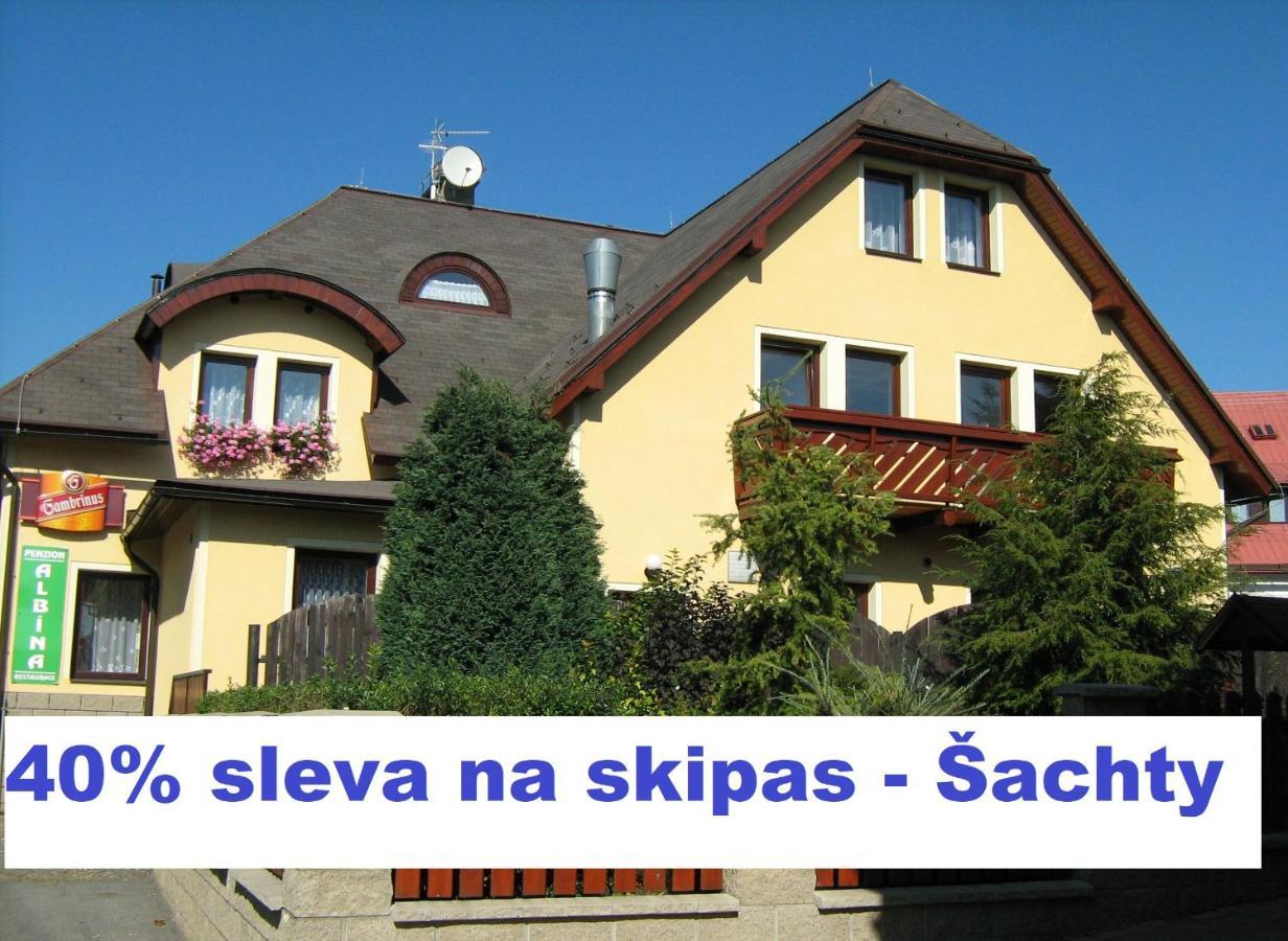Penzion Albina - Restaurace Vysoké nad Jizerou المظهر الخارجي الصورة